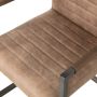 WOOOD Eetkamerstoel Bas Vrije schommelstoel gepolsterd breedte 54 cm metalen frame (set 2 stuks) - Thumbnail 9
