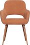 WOOOD Eetkamerstoel Jenny gepolsterd 4-poots onderstel h 80 cm x b 58 cm (set 2 stuks) - Thumbnail 2