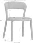 WOOOD Eetkamerstoel Noble volledig met stof bekleed hoogte 76 cm x breedte 51 cm (set 2 stuks) - Thumbnail 4