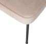 BePureHome Eetkamerstoel 'Vogue' Velvet kleur Khaki - Thumbnail 7