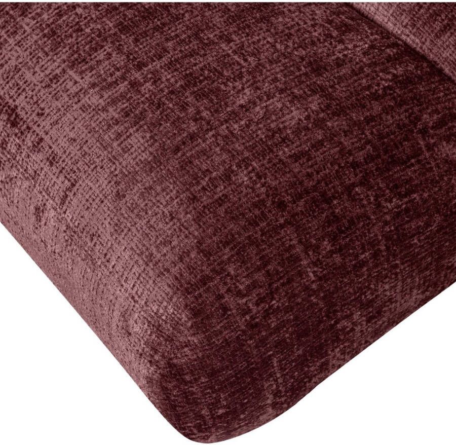 WOOOD Fauteuil Observe vrijstaand grof geweven chenille-stof h 82 cm x b 75 cm