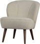 WOOOD Sara Fauteuil Teddy Off White 71x59x70 - Thumbnail 4