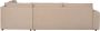 WOOOD Hoekbank Rechts Freek Polyester Warm Beige 80x284x175 - Thumbnail 4