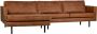 BePureHome Rodeo Chaise Longue Links Recycle Leer Cognac 85x300x86 - Thumbnail 3