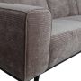 BePureHome Statement Hoekbank Rechts Platte Brede Rib Taupe 77x274x210 - Thumbnail 5