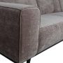 BePureHome Statement Hoekbank Rechts Platte Brede Rib Taupe 77x274x210 - Thumbnail 3