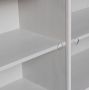 BASICLABEL Klink Dressoir Vitrinekast Grenen Mist 120x200x46 - Thumbnail 4