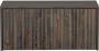 WOOOD Kistbank New Gravure bunkbank met grafische reliëfdeuren op wielen breedte 88 cm - Thumbnail 4