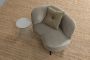 WOOOD Sara Loungefauteuil Rechts Velvet Khaki 71x112x81 - Thumbnail 8