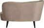 WOOOD Sara Loungefauteuil Links Velvet Khaki 71x112x81 - Thumbnail 5