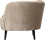 WOOOD Sara Loungefauteuil Links Velvet Khaki 71x112x81 - Thumbnail 7