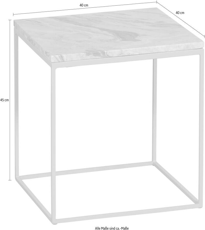 WOOOD Salontafel Mellow H 45 cm x B 40 cm x D 40 cm