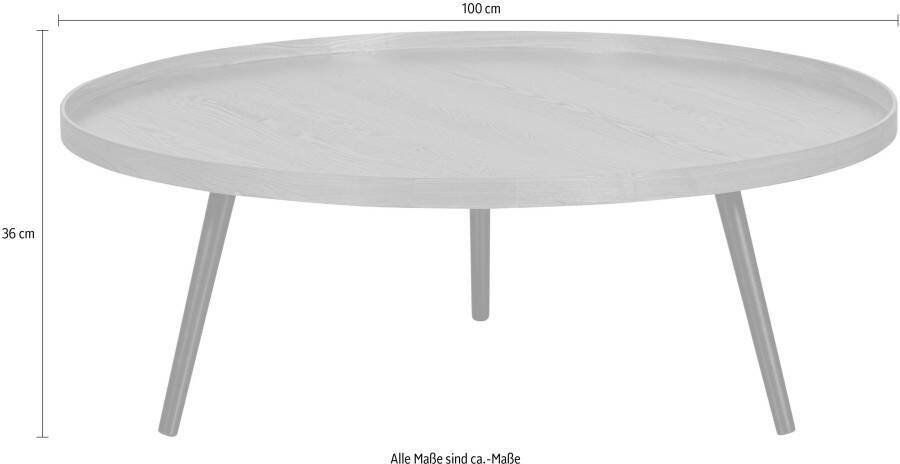 WOOOD Salontafel MESA H 36 cm x Ø 100 cm