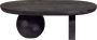 WOOOD Exclusive Salontafel Steppe Mangohout 110 x 72cm zwart Ovaal - Thumbnail 5