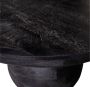 WOOOD Exclusive Salontafel Steppe Mangohout 110 x 72cm zwart Ovaal - Thumbnail 8