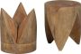 BePureHome Bijzettafel Trunk Mangohout Set van 3 stuks Ø30cm Naturel Rond - Thumbnail 5