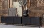 WOOOD Exclusive TV-meubel 'New Gravure' Grenen 100cm kleur Zwart - Thumbnail 4