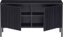 WOOOD Exclusive TV-meubel 'New Gravure' Grenen 100cm kleur Zwart - Thumbnail 5