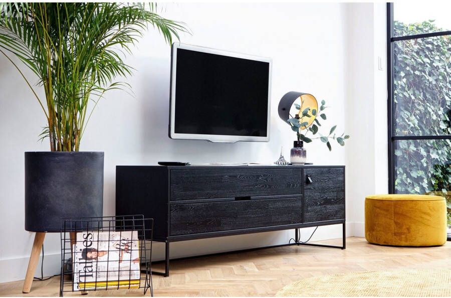 WOOOD Tv-meubel Silas Commode van essenhout breedte 180 cm