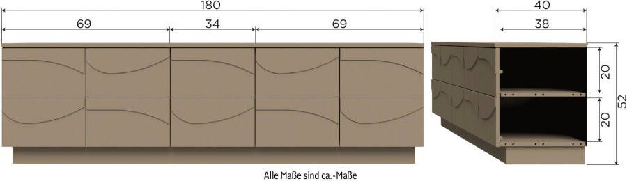 WOOOD Tv-meubel Teo TV meubel