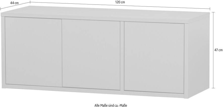 WOOOD Tv-meubel TURNER met kabeldoorvoer breedte 120 cm