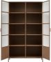 WOOOD Vitrinekast Ronja Halfglazen vitrine van gepoedercoat metaal H 189 cm x B 110 cm - Thumbnail 4