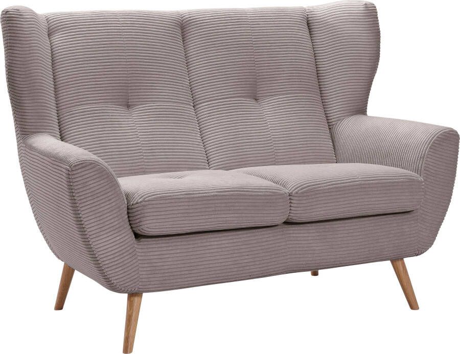 Exxpo sofa fashion 2-zitsbank ALVESTA loungesofa keukensofa hoog zitcomfort oorbacken sofa