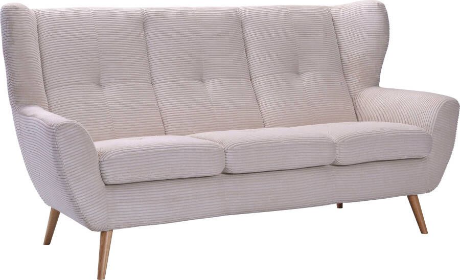 Exxpo sofa fashion 3-zitsbank ALVESTA loungesofa keukensofa hoog zitcomfort oorbacken sofa