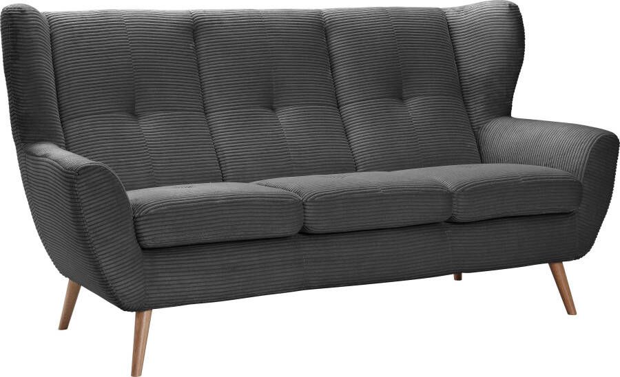 Exxpo sofa fashion 3-zitsbank ALVESTA loungesofa keukensofa hoog zitcomfort oorbacken sofa