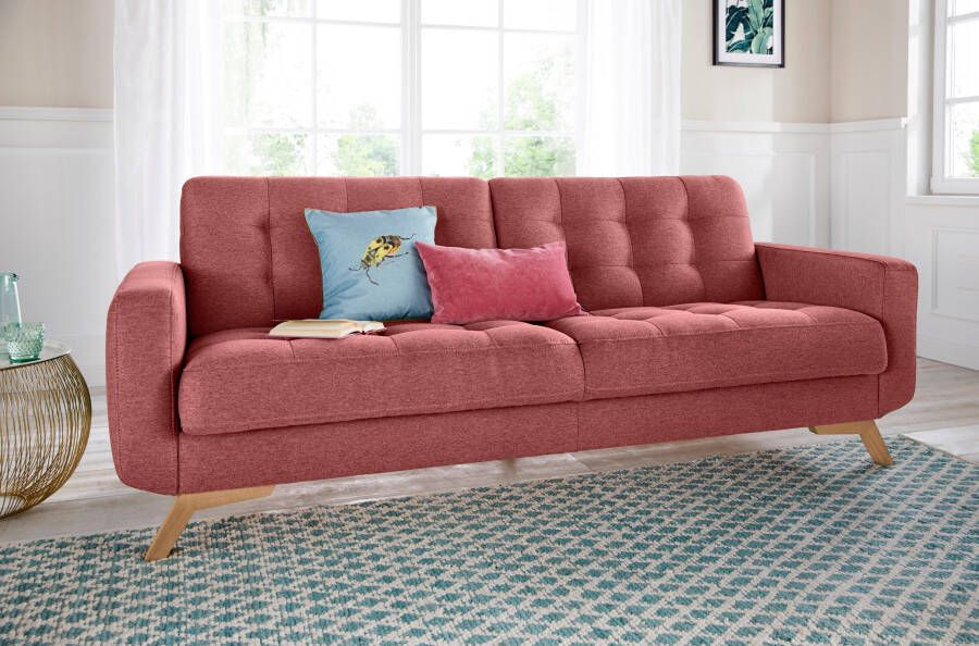 Exxpo sofa fashion 3-zitsbank Fiord met slaapfunctie en bedkist