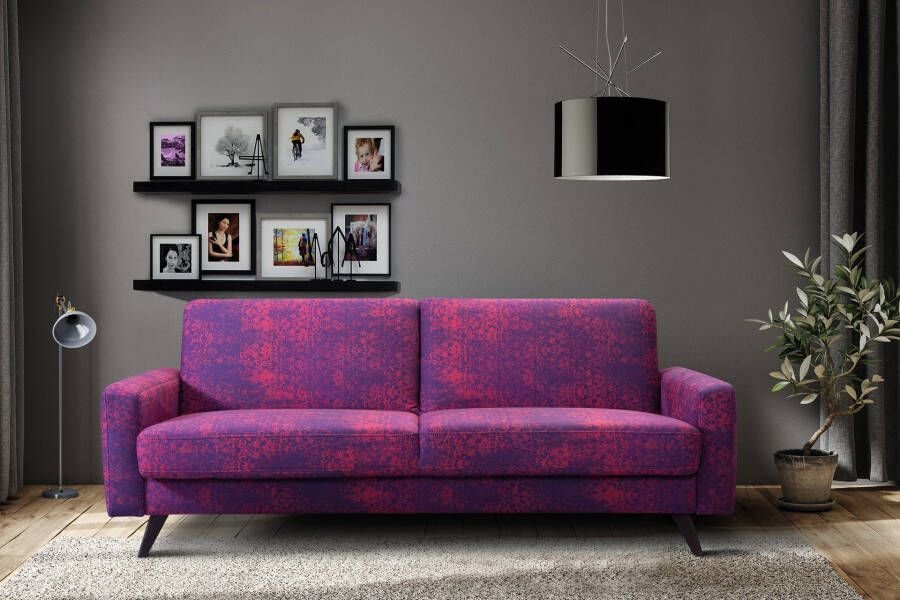 Exxpo sofa fashion 3-zitsbank Side trendy bekledingsstof geweldig zit- en ligcomfort slaapbank