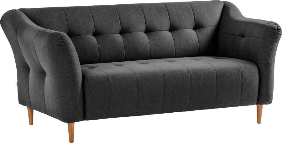 Exxpo sofa fashion 3-zitsbank Soraya met houten poten vrij plaatsbaar