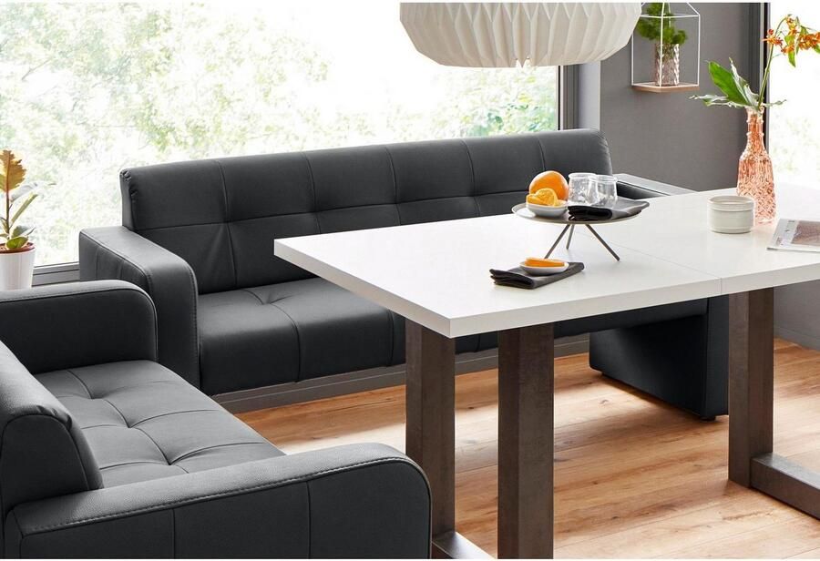 Exxpo sofa fashion Bank Barista keukenbank met comfortabele zithoogte van 49 cm geweldige detailafwerking vrij in de ruimte te plaatsen