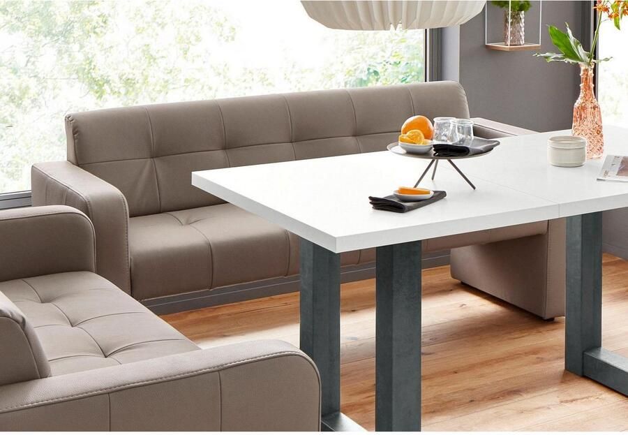 Exxpo sofa fashion Bank Barista keukenbank met comfortabele zithoogte van 49 cm geweldige detailafwerking vrij in de ruimte te plaatsen