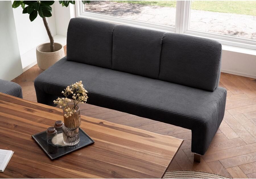 Exxpo sofa fashion Bank Intenso bank breedte 162 cm keuze uit leer of textiel hoge bodemvrijheid vrij in de ruimte te plaatsen hoog zitcomfort