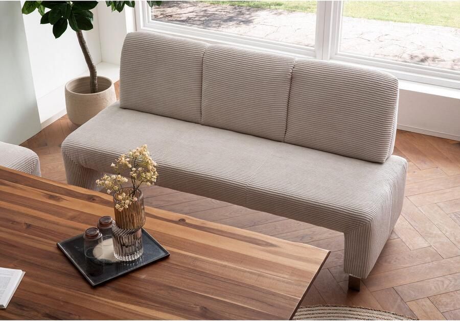 Exxpo sofa fashion Bank Intenso bank breedte 162 cm keuze uit leer of textiel hoge bodemvrijheid vrij in de ruimte te plaatsen hoog zitcomfort