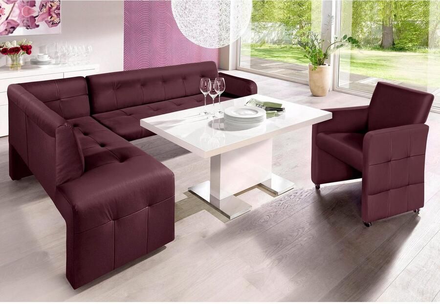 Exxpo sofa fashion Eetbank Barista comfortabel en elegant hoge bodemvrijheid Hoekbank Barista comfortabel en elegant hoogwaardige detailafwerking