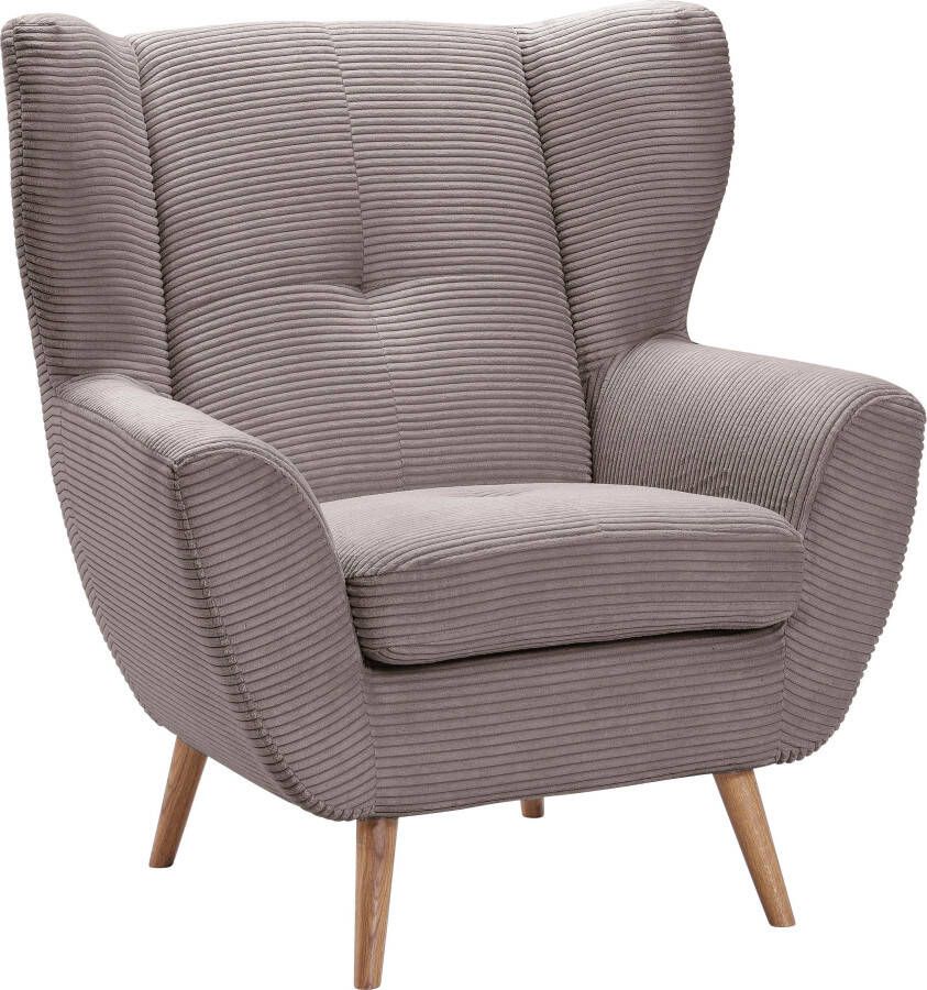 Exxpo sofa fashion Fauteuil ALVESTA oortstoel loungesofa met hoog zitcomfort