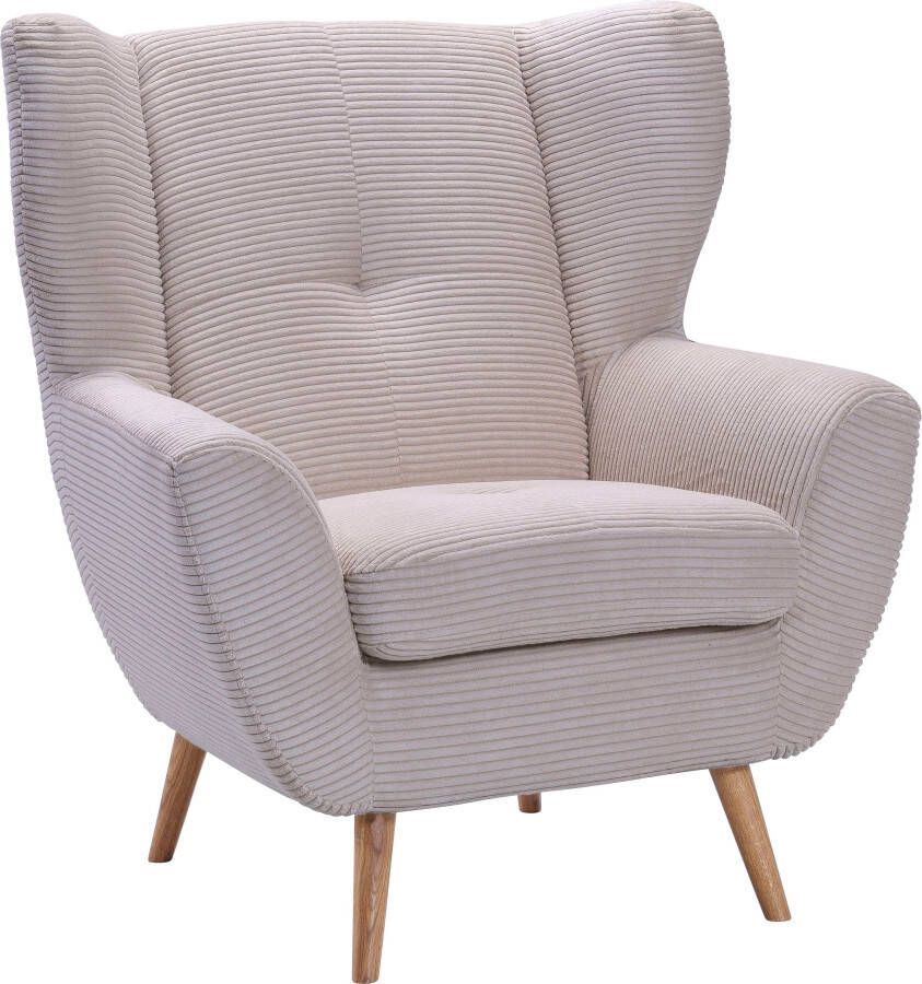 Exxpo sofa fashion Fauteuil ALVESTA oortstoel loungesofa met hoog zitcomfort