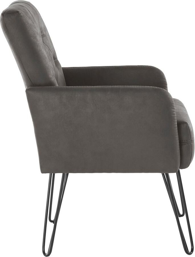 Exxpo sofa fashion Fauteuil Doppio loungesessel met designonderstel comfortabel en elegant