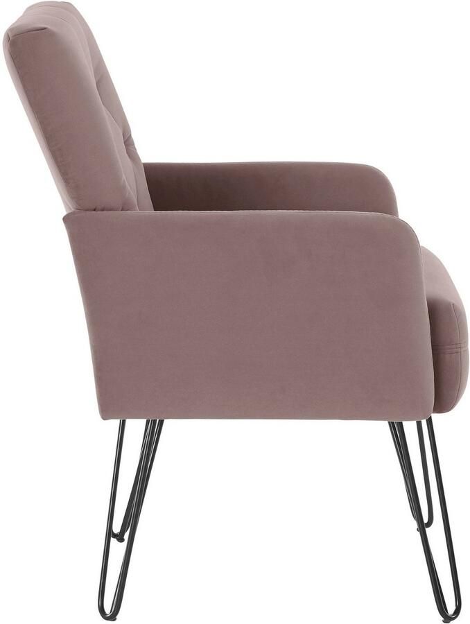 Exxpo sofa fashion Fauteuil Doppio loungesessel met designonderstel comfortabel en elegant