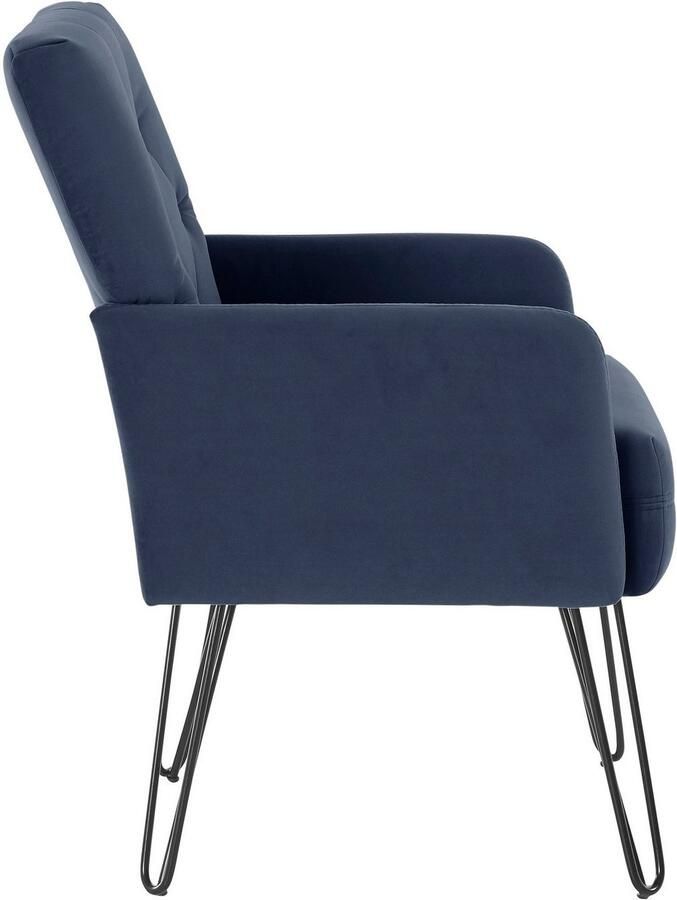 Exxpo sofa fashion Fauteuil Doppio loungesessel met designonderstel comfortabel en elegant