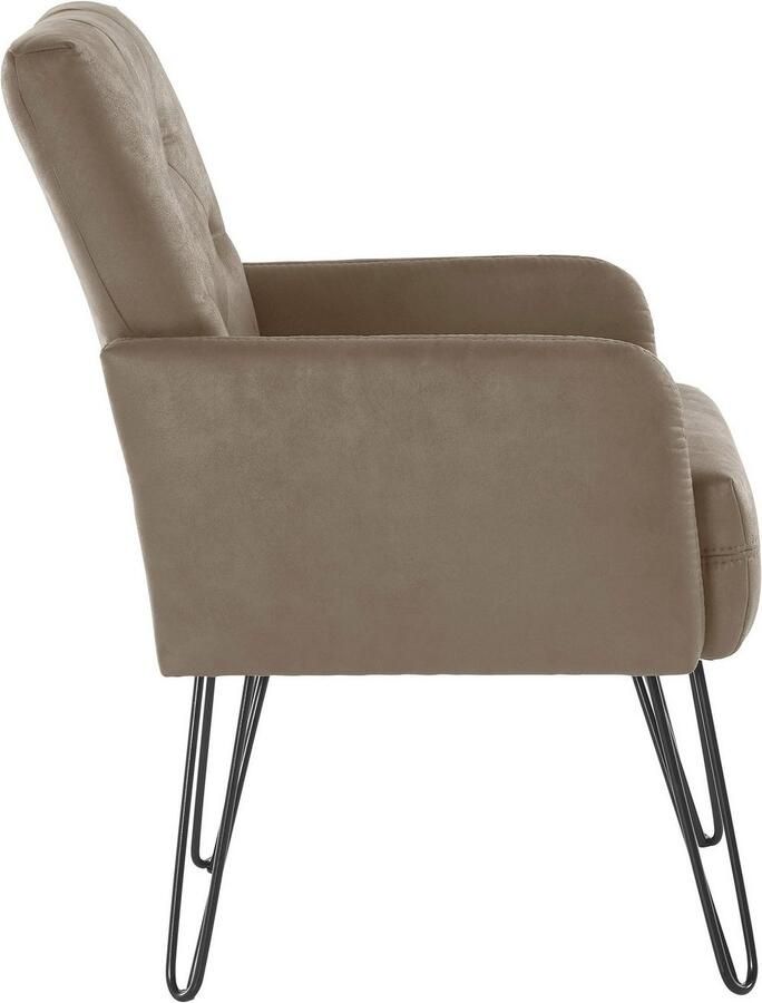Exxpo sofa fashion Fauteuil Doppio loungesessel met designonderstel comfortabel en elegant