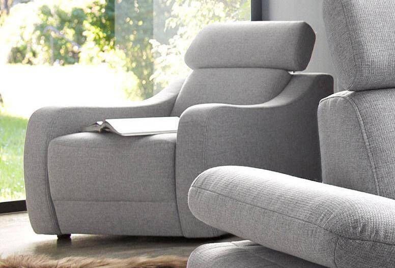 Exxpo sofa fashion Fauteuil Happy inclusief hoofd- resp. verstelbare rugleuning