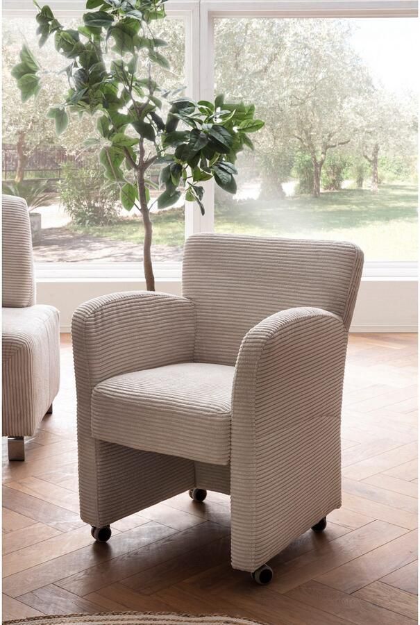 Exxpo sofa fashion Fauteuil Intenso loungesessel modern keuze uit leer of textiel hoge bodemvrijheid vrij in de ruimte te plaatsen hoog zitcomfort