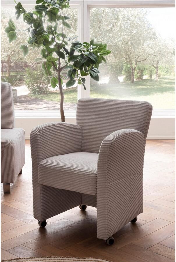 Exxpo sofa fashion Fauteuil Intenso loungesessel modern keuze uit leer of textiel hoge bodemvrijheid vrij in de ruimte te plaatsen hoog zitcomfort