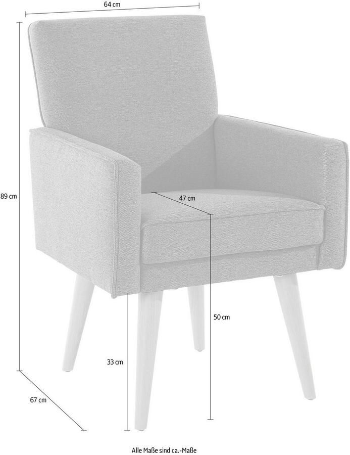 Exxpo sofa fashion Fauteuil Lungo loungestoel met moderne biesstiksels comfortabel en elegant