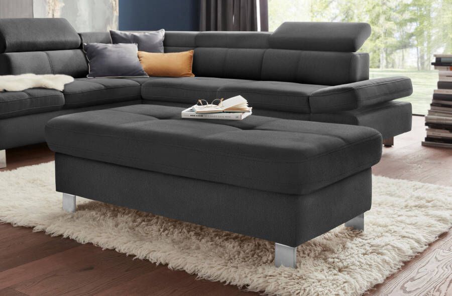 Exxpo sofa fashion Hocker Fiji Barkruk met opbergruimte onder de zitting