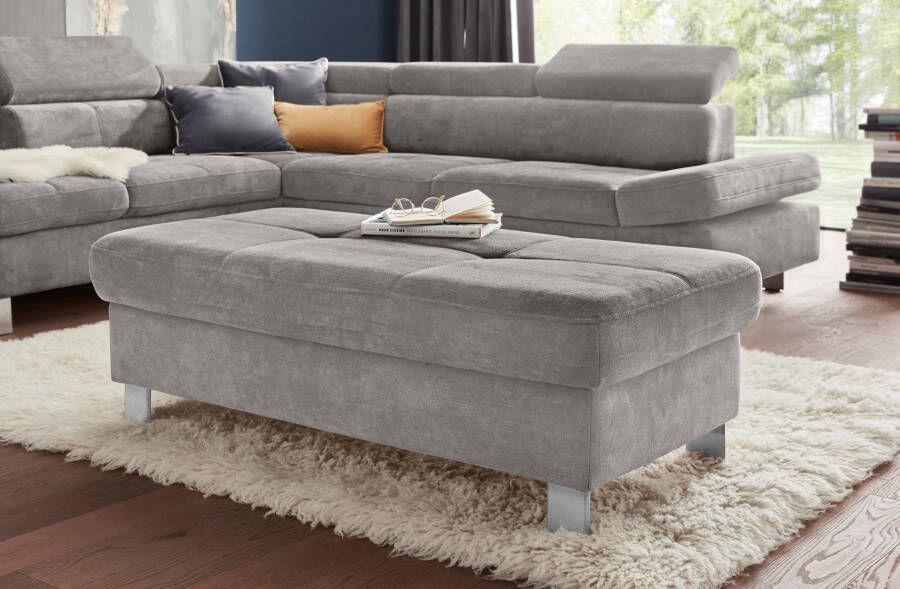 Exxpo sofa fashion Hocker Fiji Barkruk met opbergruimte onder de zitting