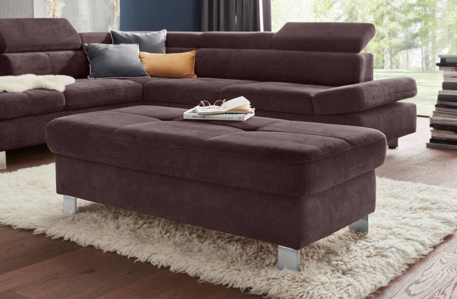 Exxpo sofa fashion Hocker Fiji Barkruk met opbergruimte onder de zitting